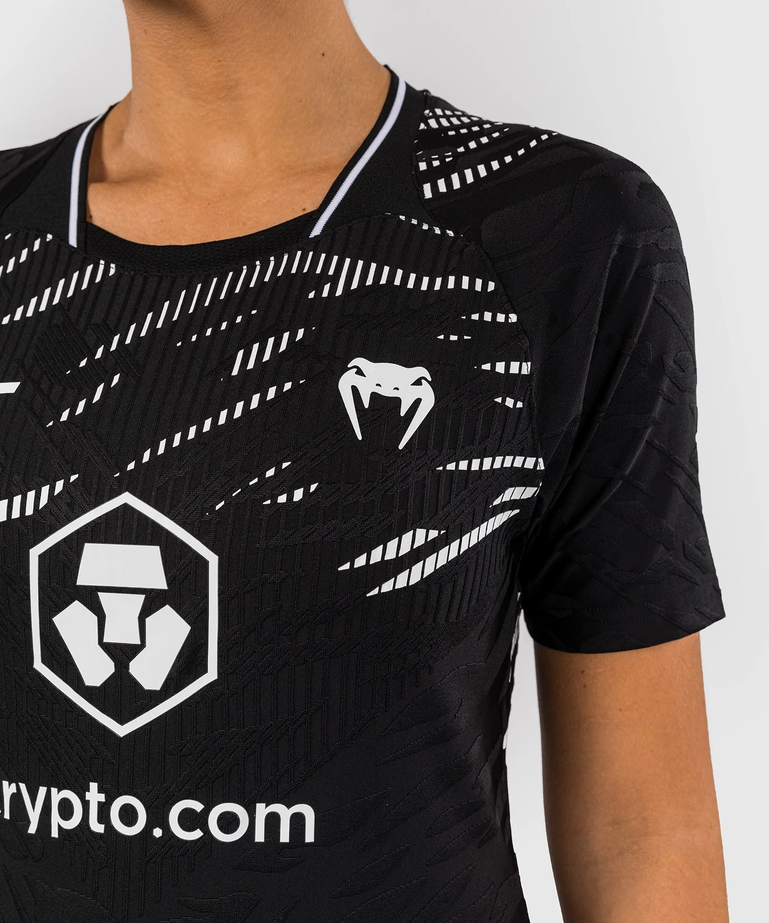 UFC Fusion by Venum Personalized Authentic Fight Night Women's Walkout Jersey - Black - Image 6