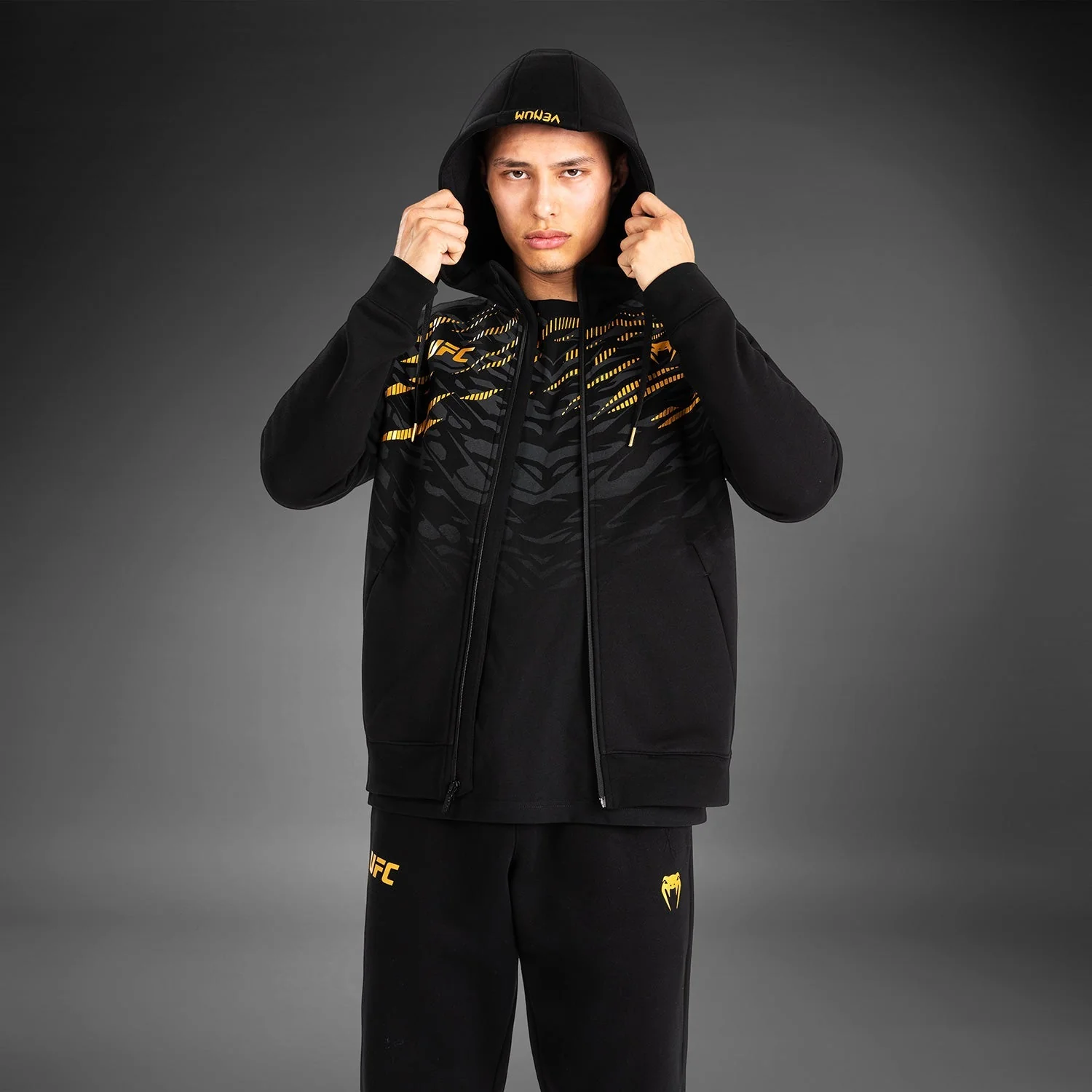 UFC Fusion by Venum Men’s Replica Zip Hoodie - Champion - Image 3