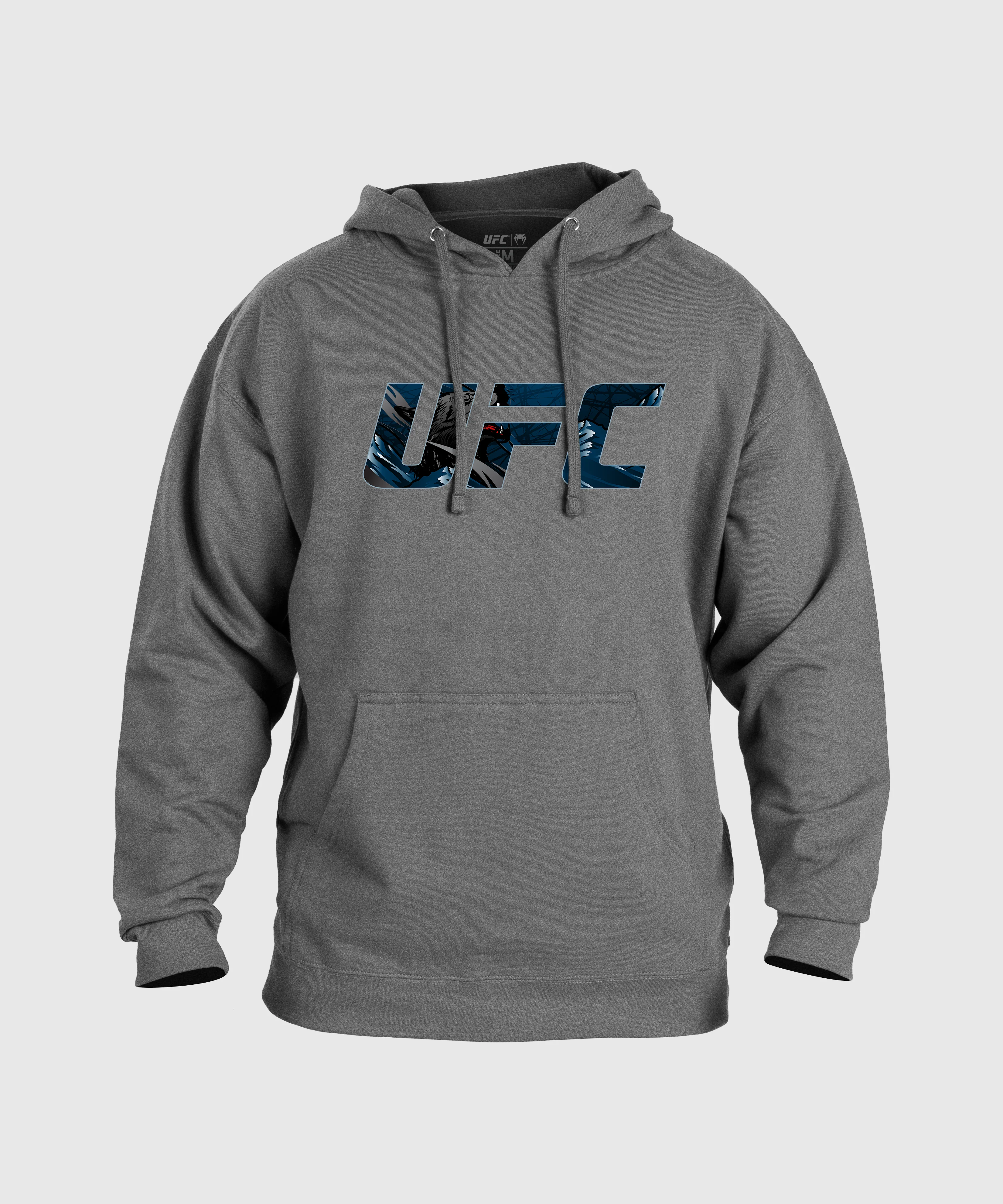 Men's UFC Unrivaled by Venum Heather Grey Khamzat Chimaev Hoodie