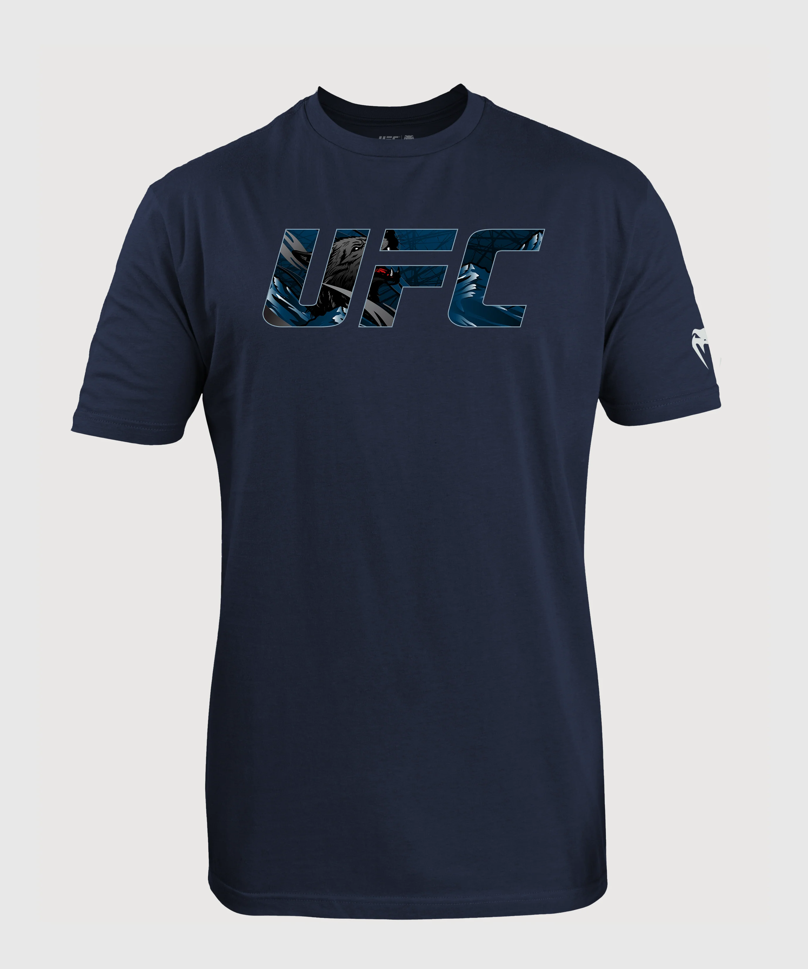 Men's UFC Unrivaled by Venum Navy Khamzat Chimaev T-shirt