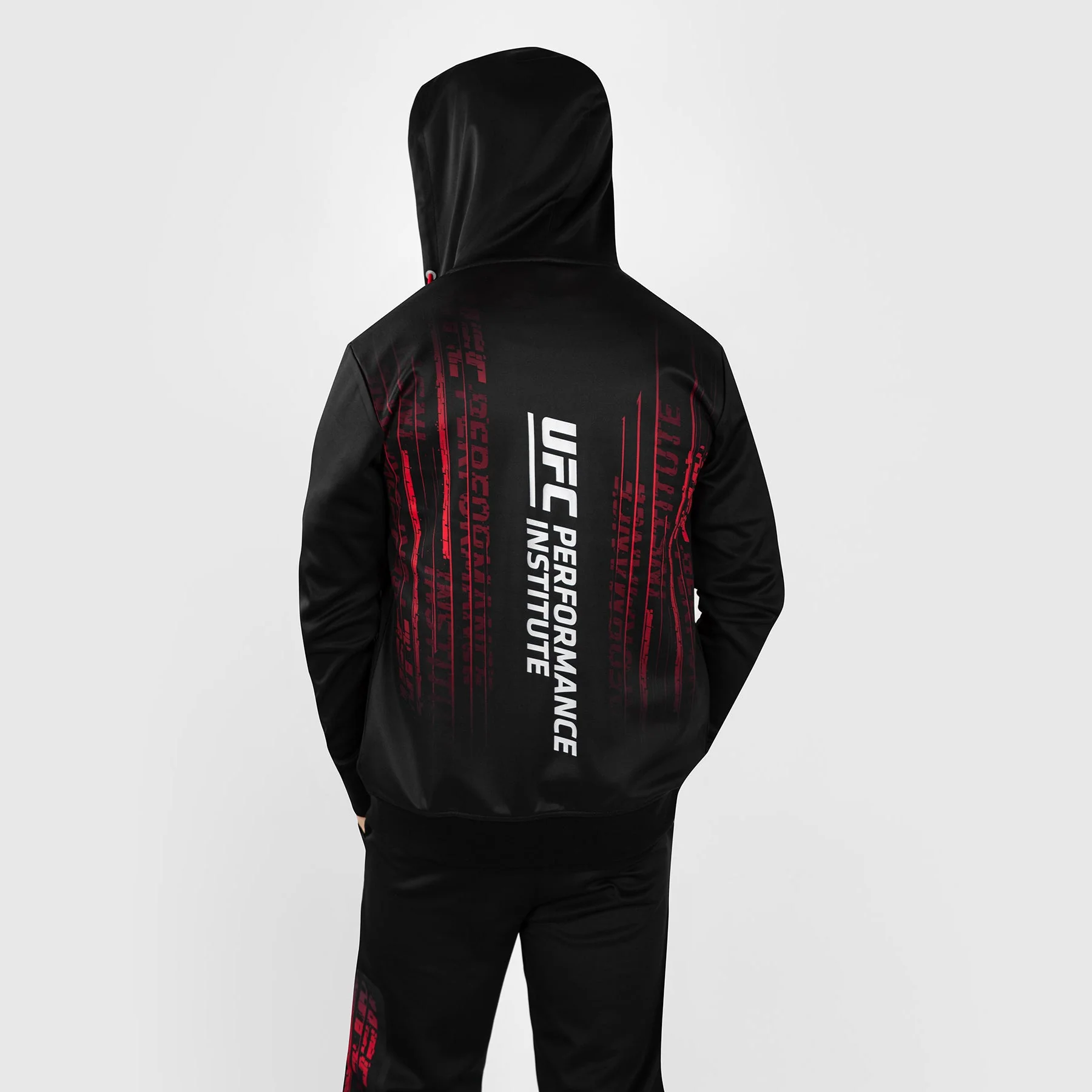 UFC Venum Performance Institute 2.0 Men’s Zip Hoodie - Black/Red - Image 5