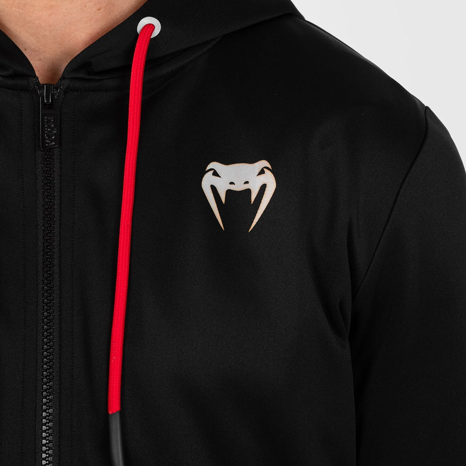 UFC Venum Performance Institute 2.0 Men’s Zip Hoodie - Black/Red - Image 7
