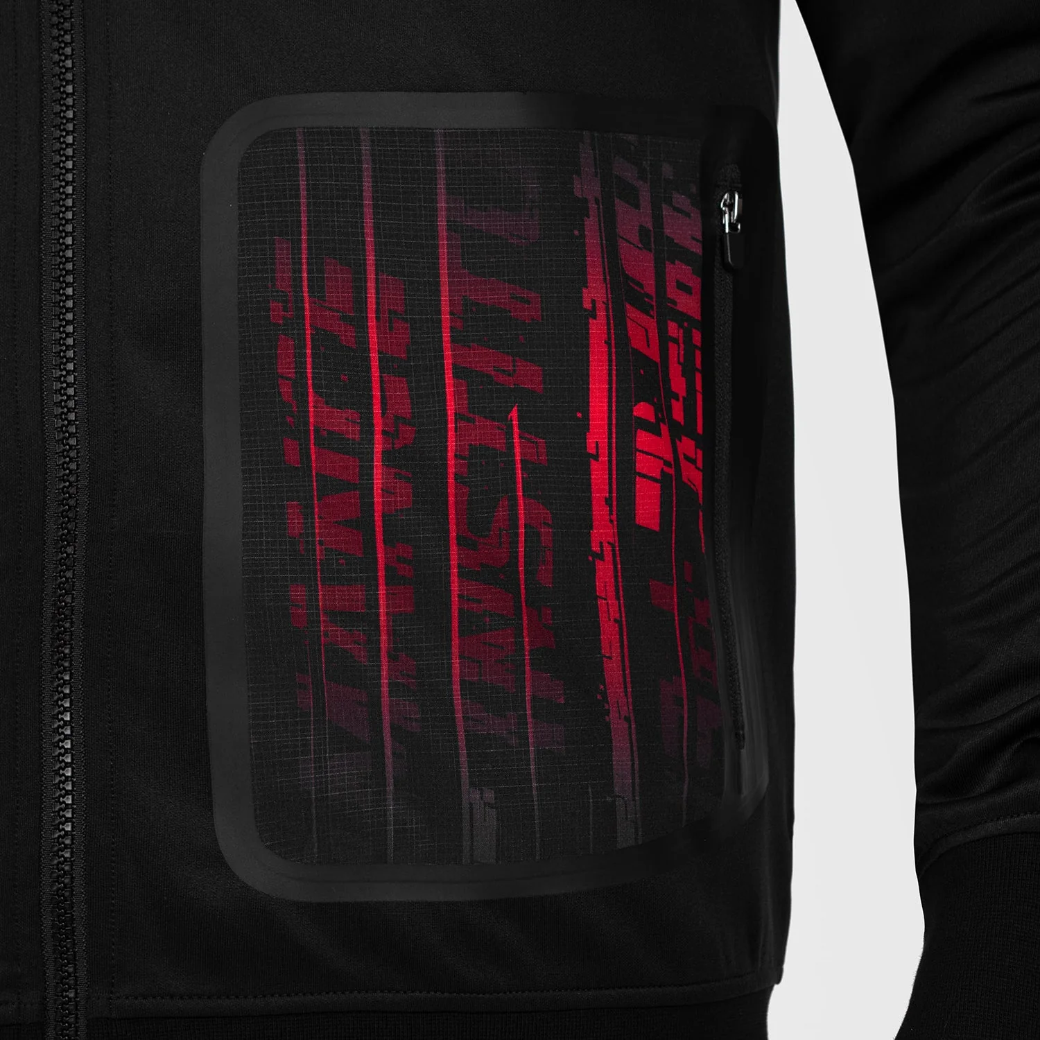 UFC Venum Performance Institute 2.0 Men’s Zip Hoodie - Black/Red - Image 8