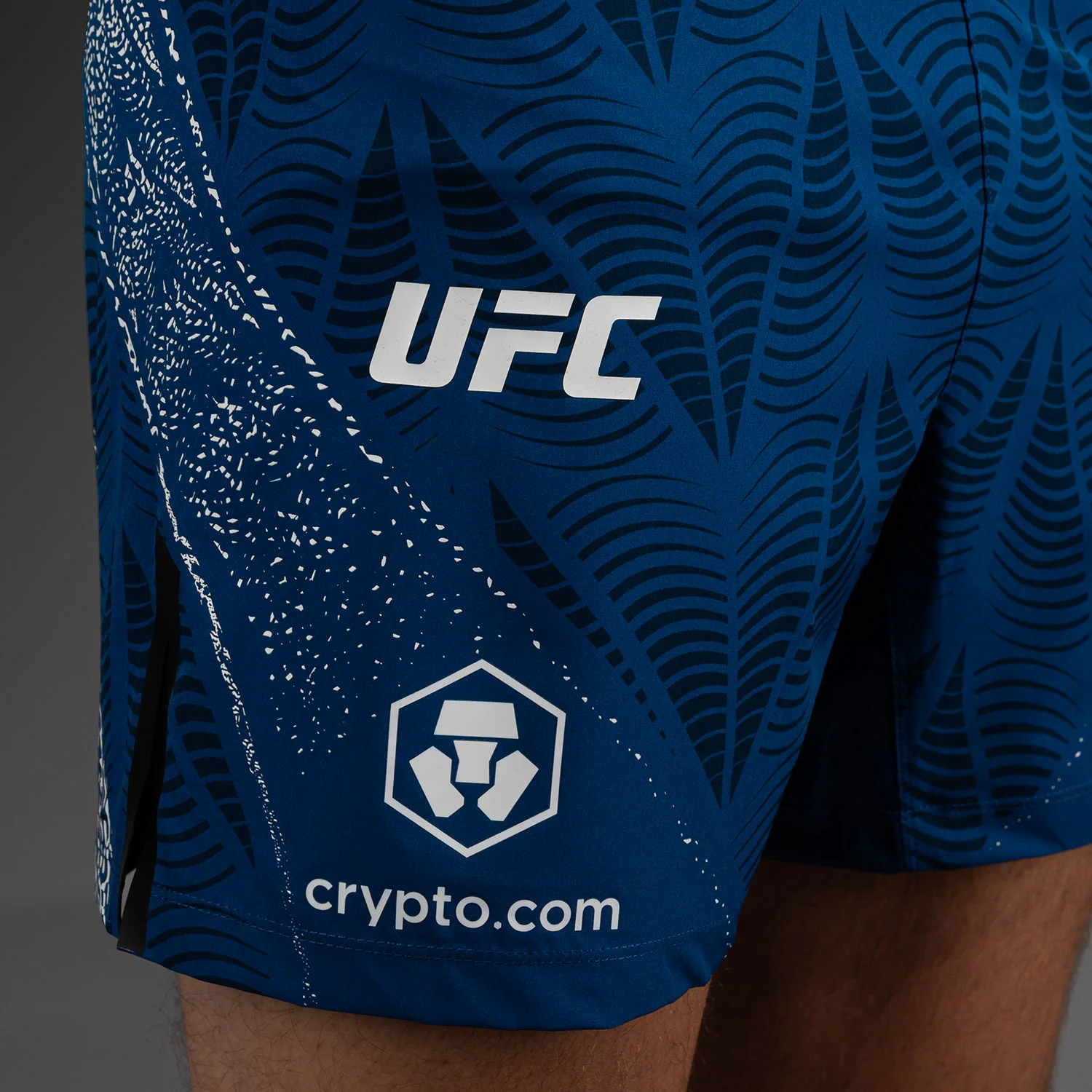 Men's UFC Zenith by Venum Blue Authentic Fight Night Short Fit Fight Short - Image 4