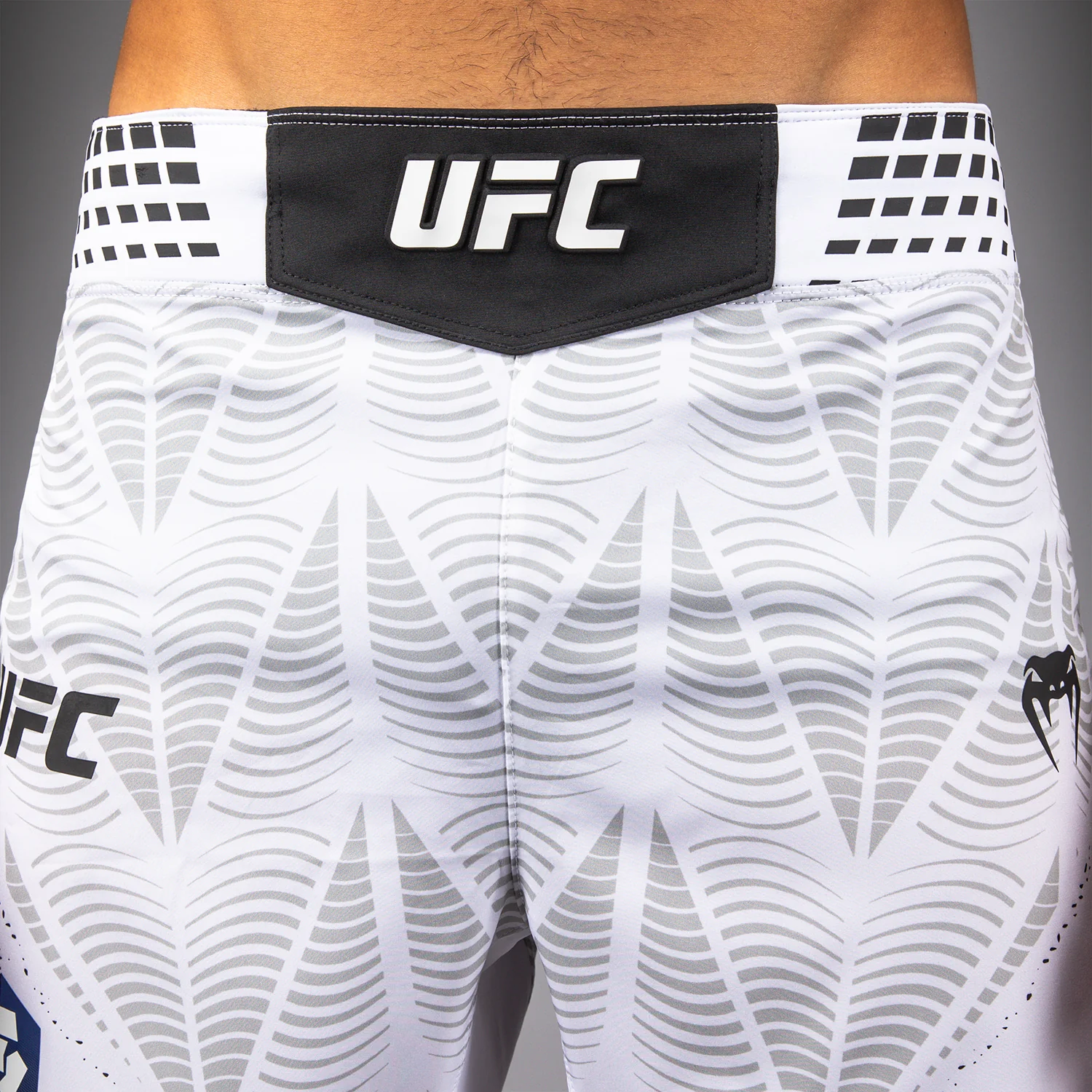 Men's UFC Zenith by Venum White Authentic Fight Night Short Fit Fight Short - Image 7