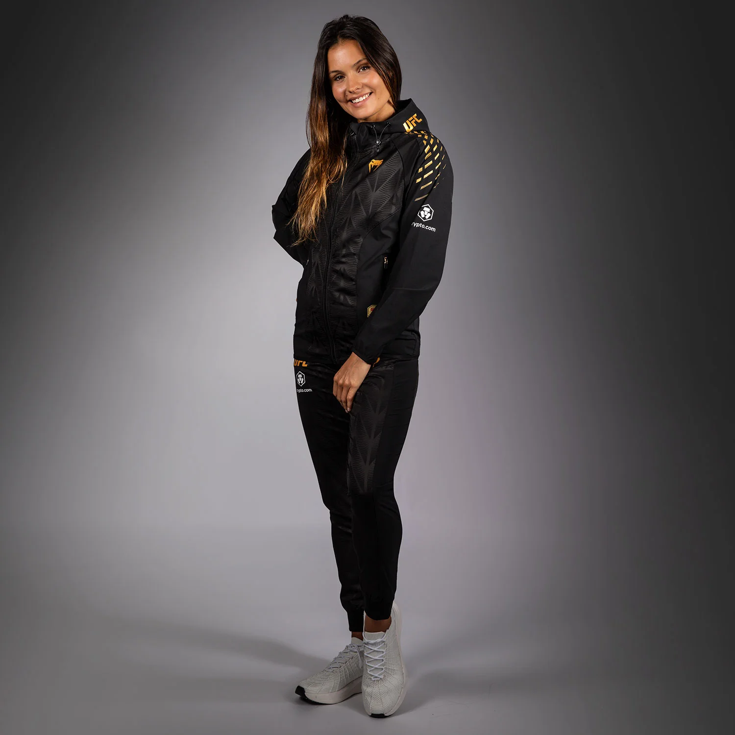 Women's UFC Zenith by Venum Champion Authentic Fight Night Walkout Hoodie - Image 9