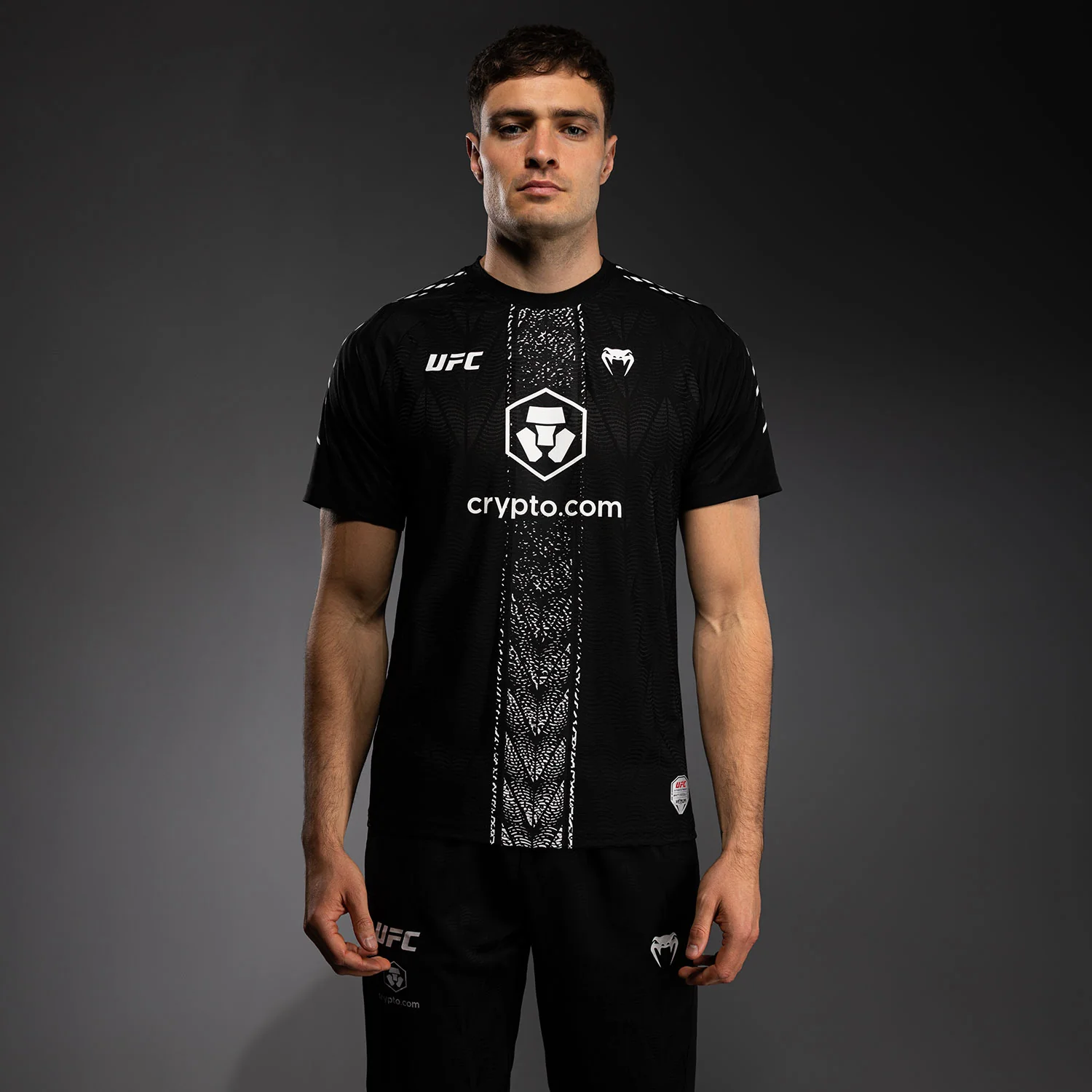 Men's UFC Zenith by Venum Black Authentic Fight Night Walkout Jersey