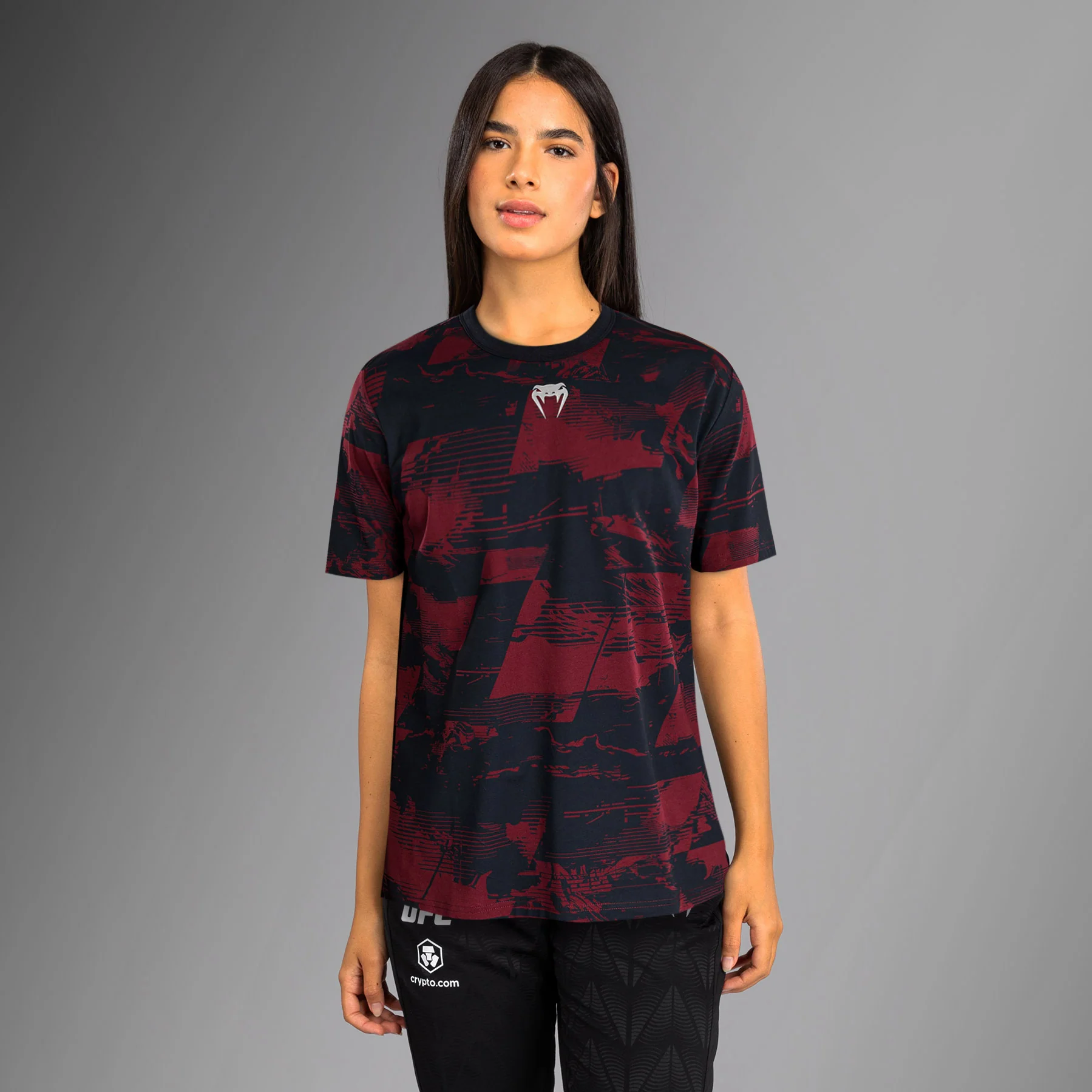 Women's UFC Zenith by Venum Burgundy Authentic Fight Week Short Sleeve T-Shirt