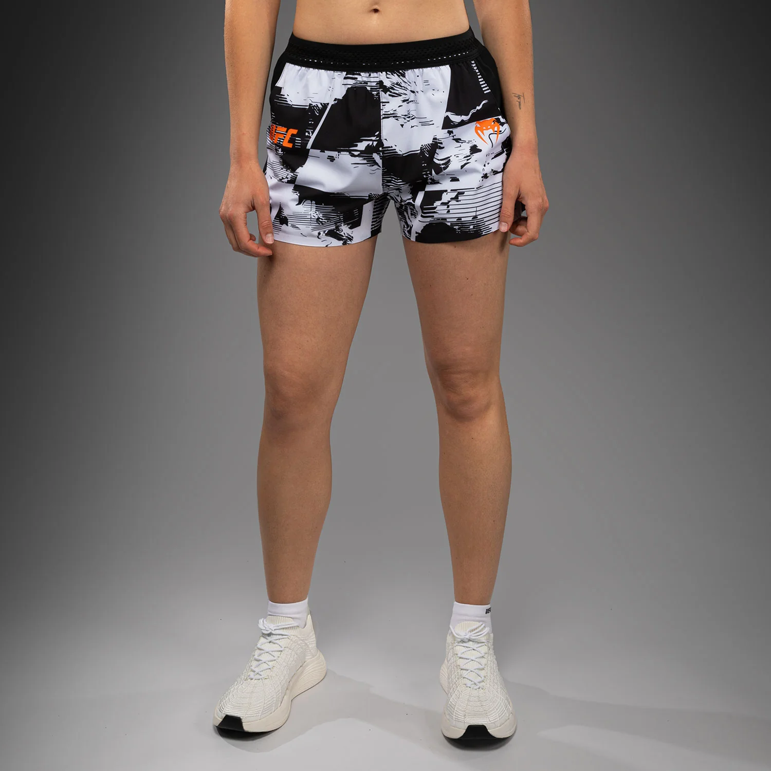 Women’s UFC Zenith by Venum White Authentic Fight Week Performance Short - Image 2