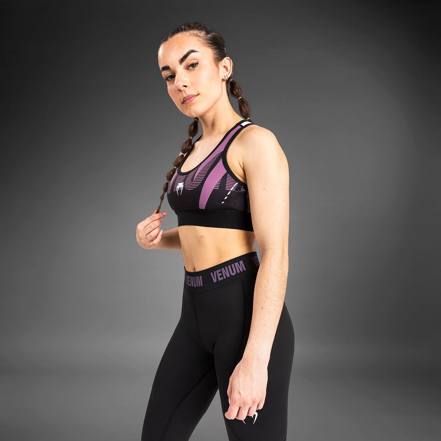 Venum Adrenaline Women’s Sports Bra - Purple - Image 3