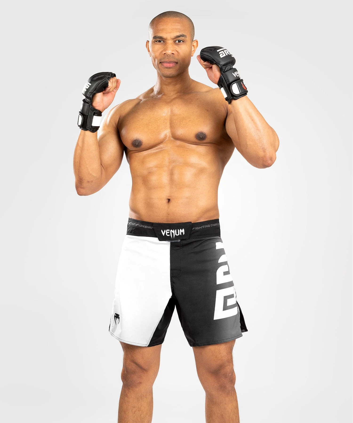 Venum x Ares Fightshort - White - Image 3