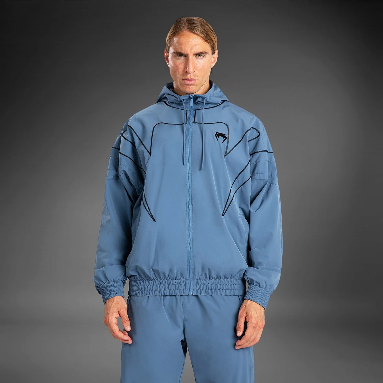 Venum Attack 90 Tracksuit Jacket - Blue/Black - Image 5