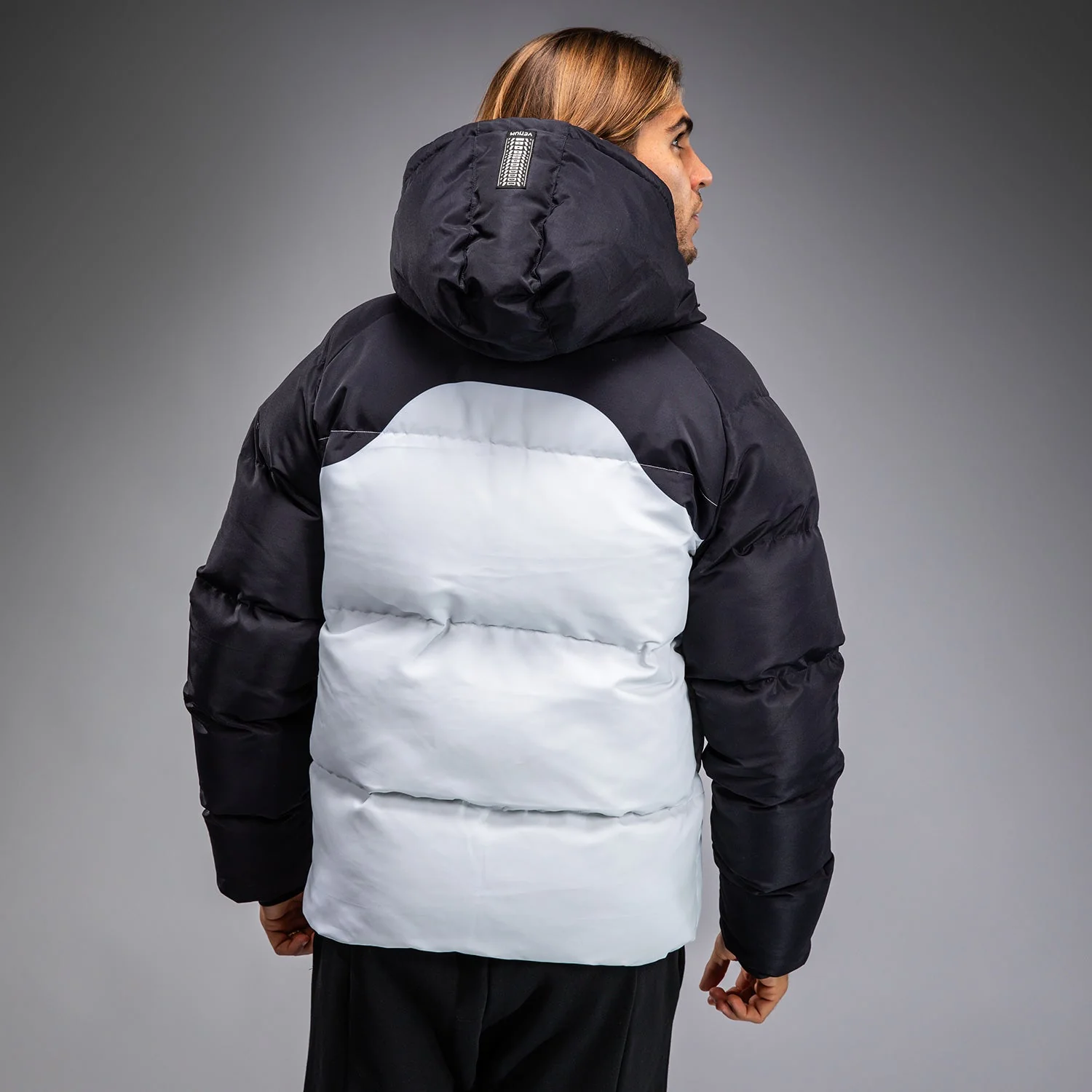 Venum Attack Down Jacket - Black/Ice - Image 3