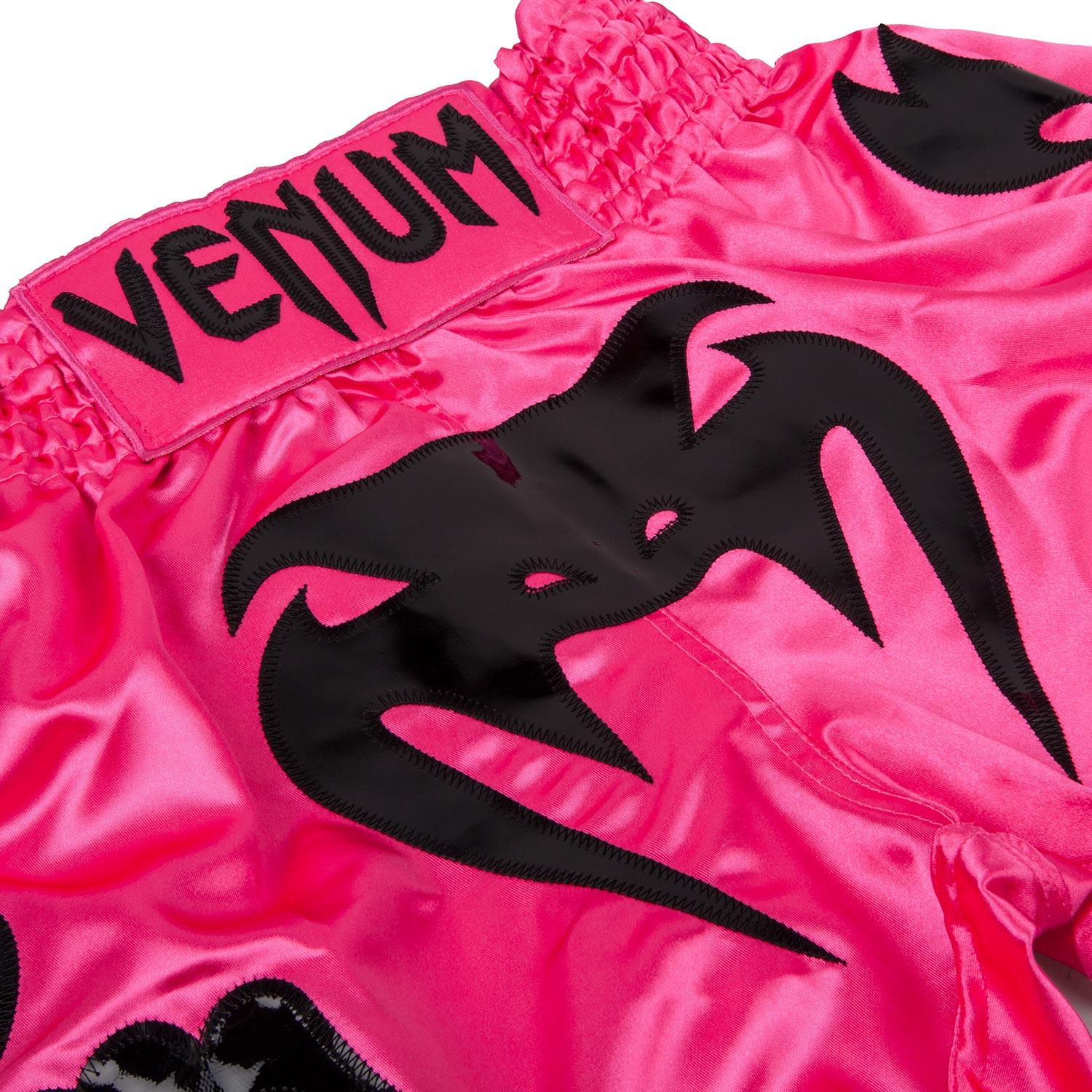 Venum Bangkok Inferno Muay Thai Shorts - Pink/Black - Image 3