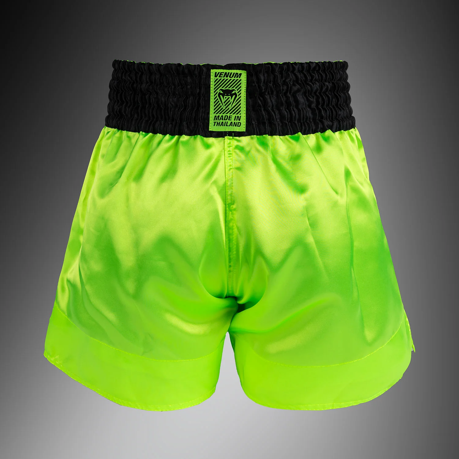 Venum Classic Evo Muay Thai Shorts - NeonYellow/Black - Image 4