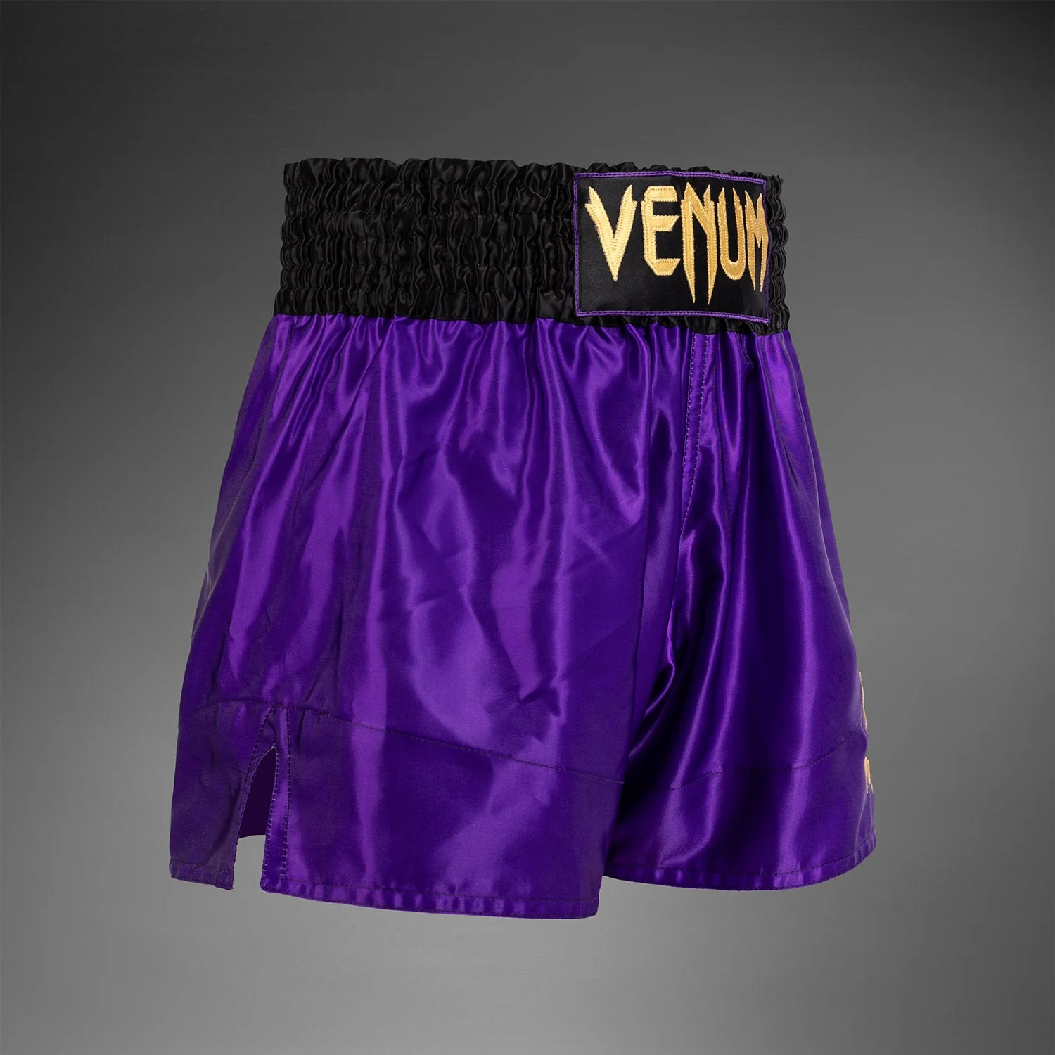 Venum Classic Muay Thai Shorts - Dark Purple - Image 4