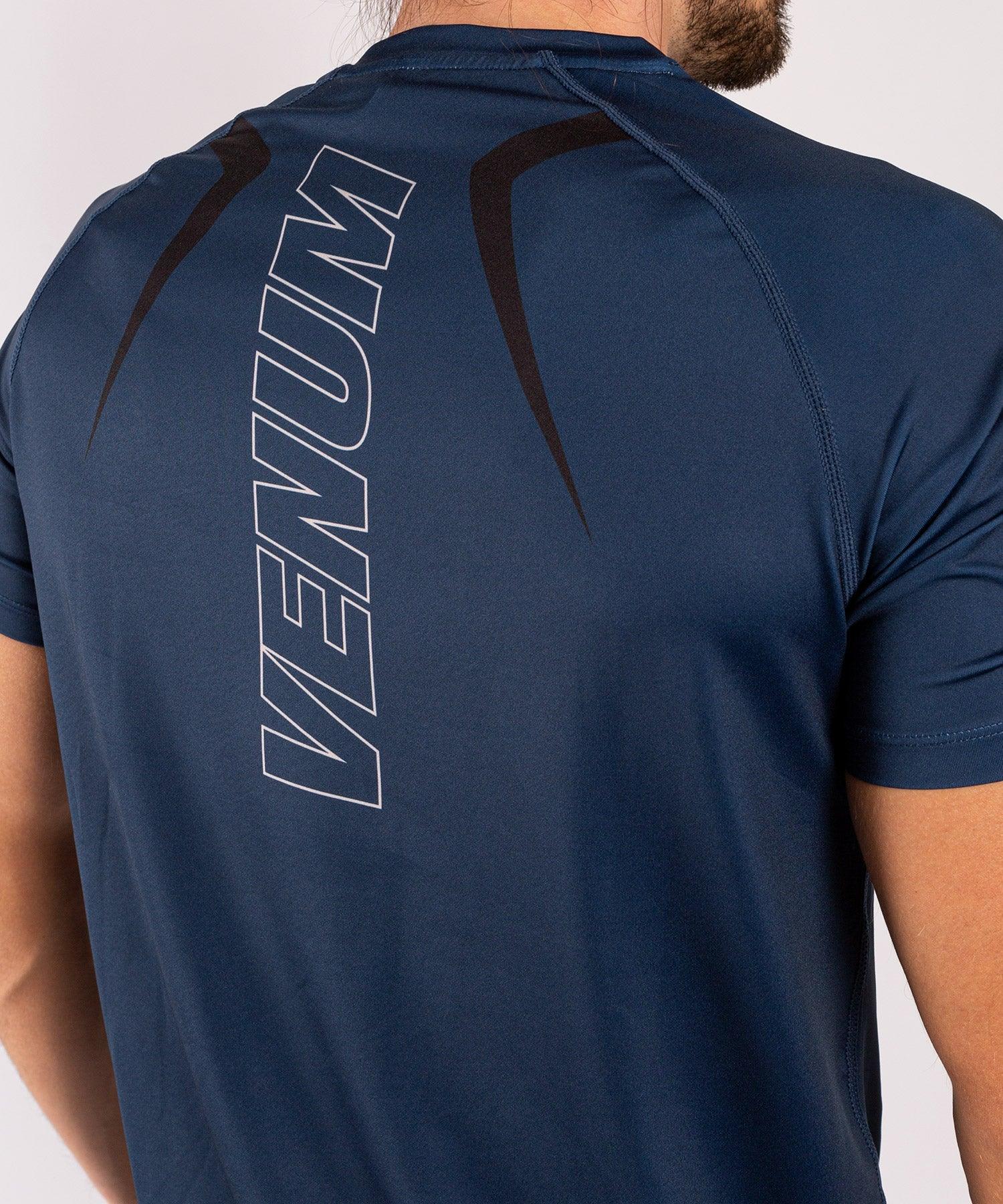Venum Contender 5.0 Dry-Tech T-shirt - Navy/Sand - Image 9