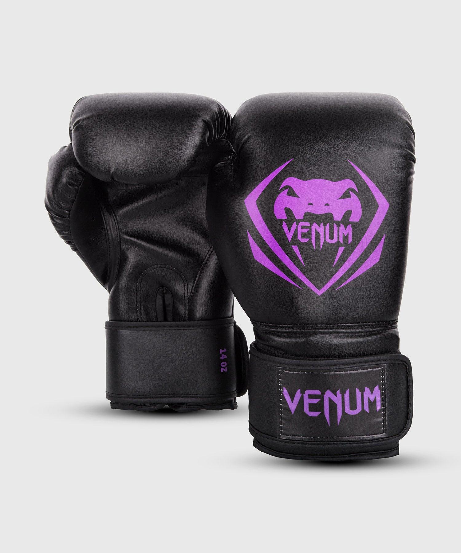 Venum Contender Boxing Gloves - Black/Purple - Image 2