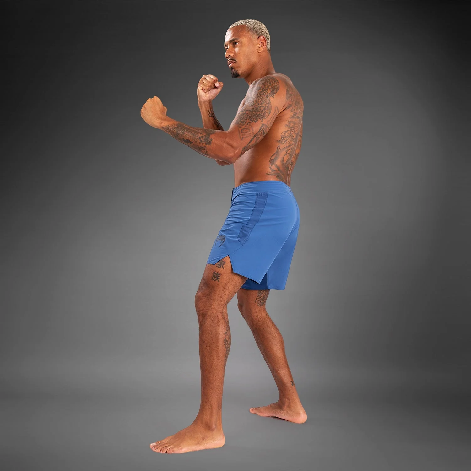 Venum Contender Men’s Fight Shorts - Blue - Image 6