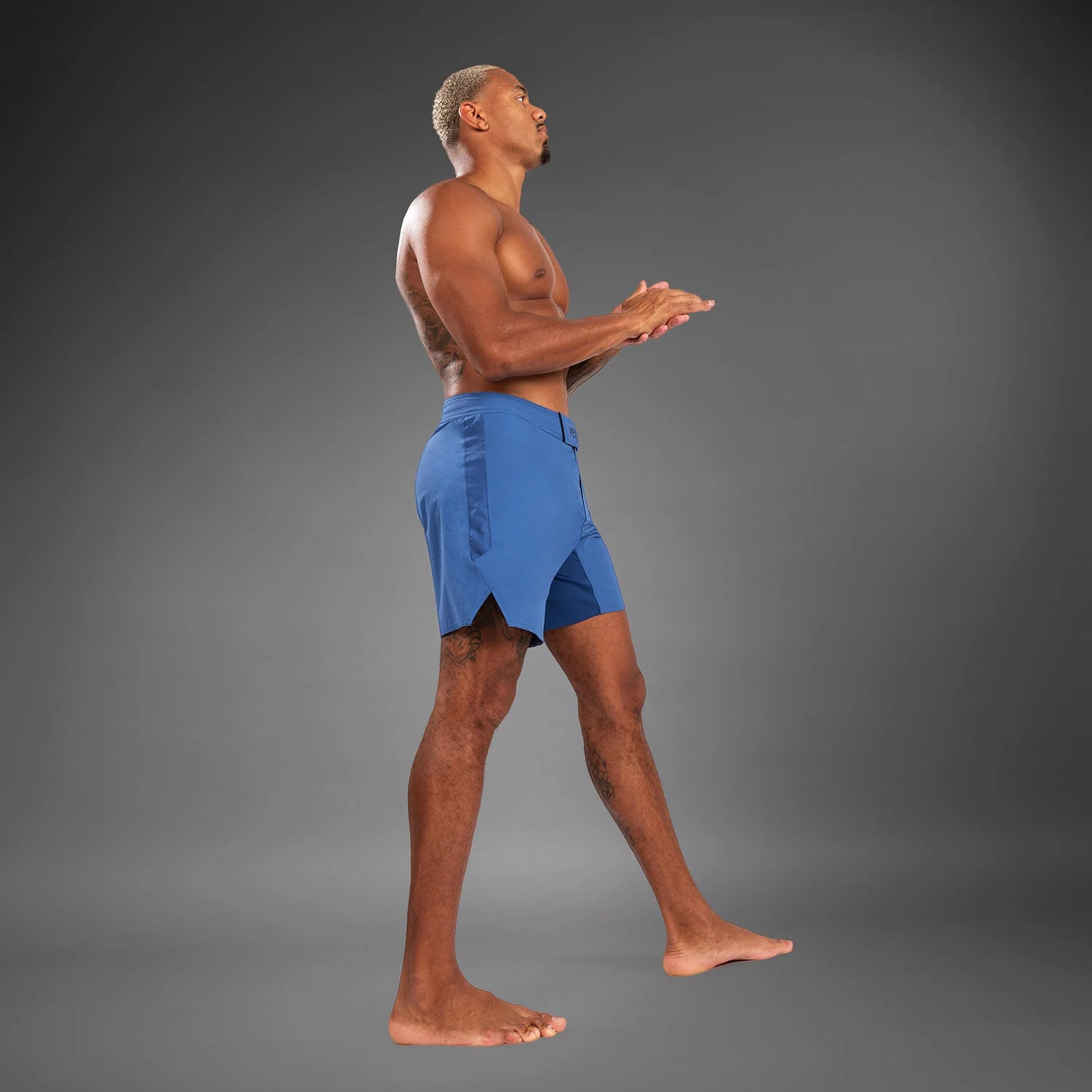 Venum Contender Men’s Fight Shorts - Blue - Image 8