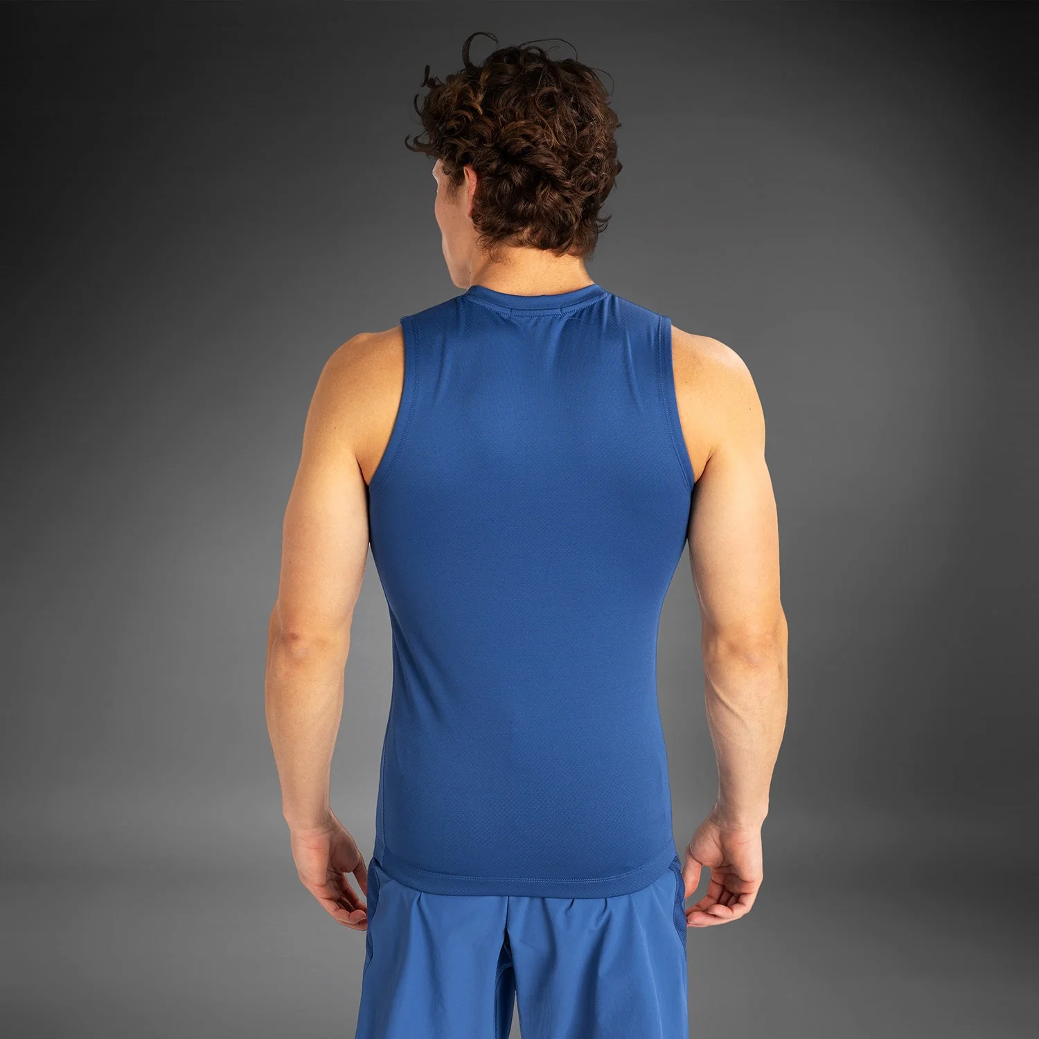 Venum Contender Men’s Sleeveless Rashguard - Blue - Image 5