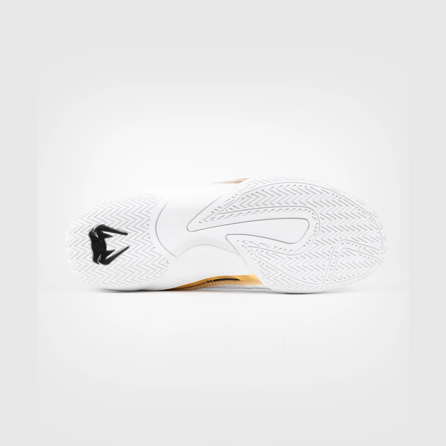 Venum Elite Boxing Shoes - White/Black/Gold - Image 7