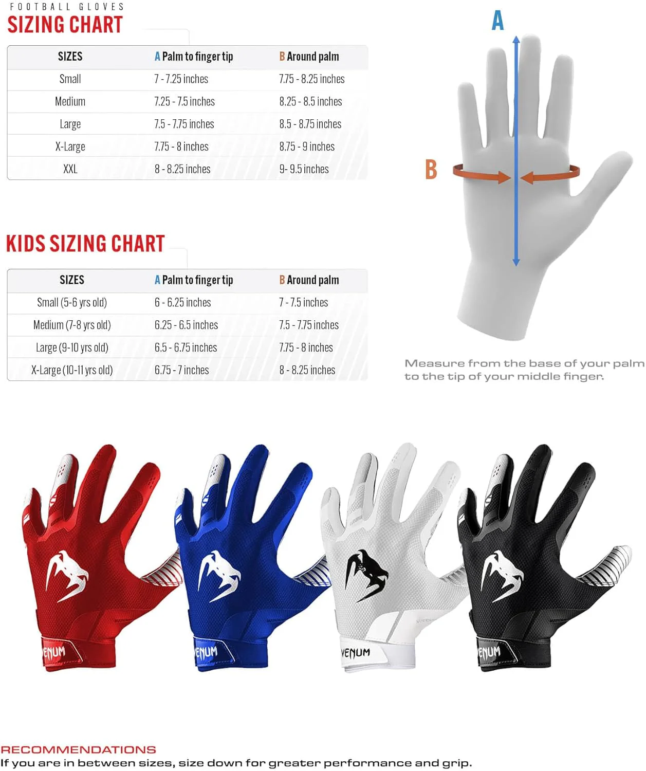 Venum Elite Football Gloves - White/Black - Image 9