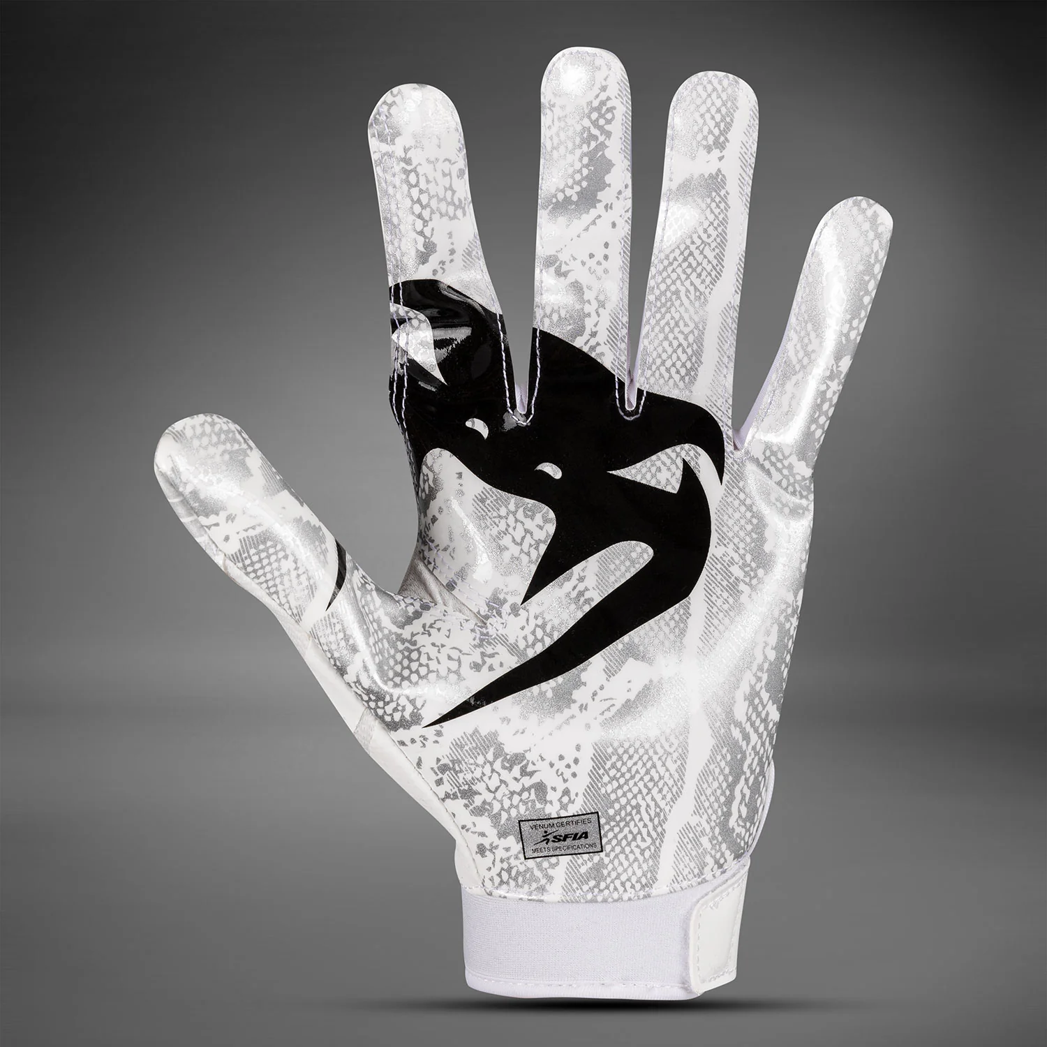 Venum Elite Personalized Football Gloves - White/Black - Image 3
