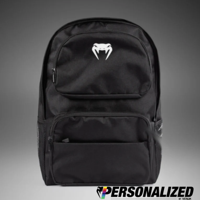 Venum Essential Backpack Personalized - Black (Medium, 24L)