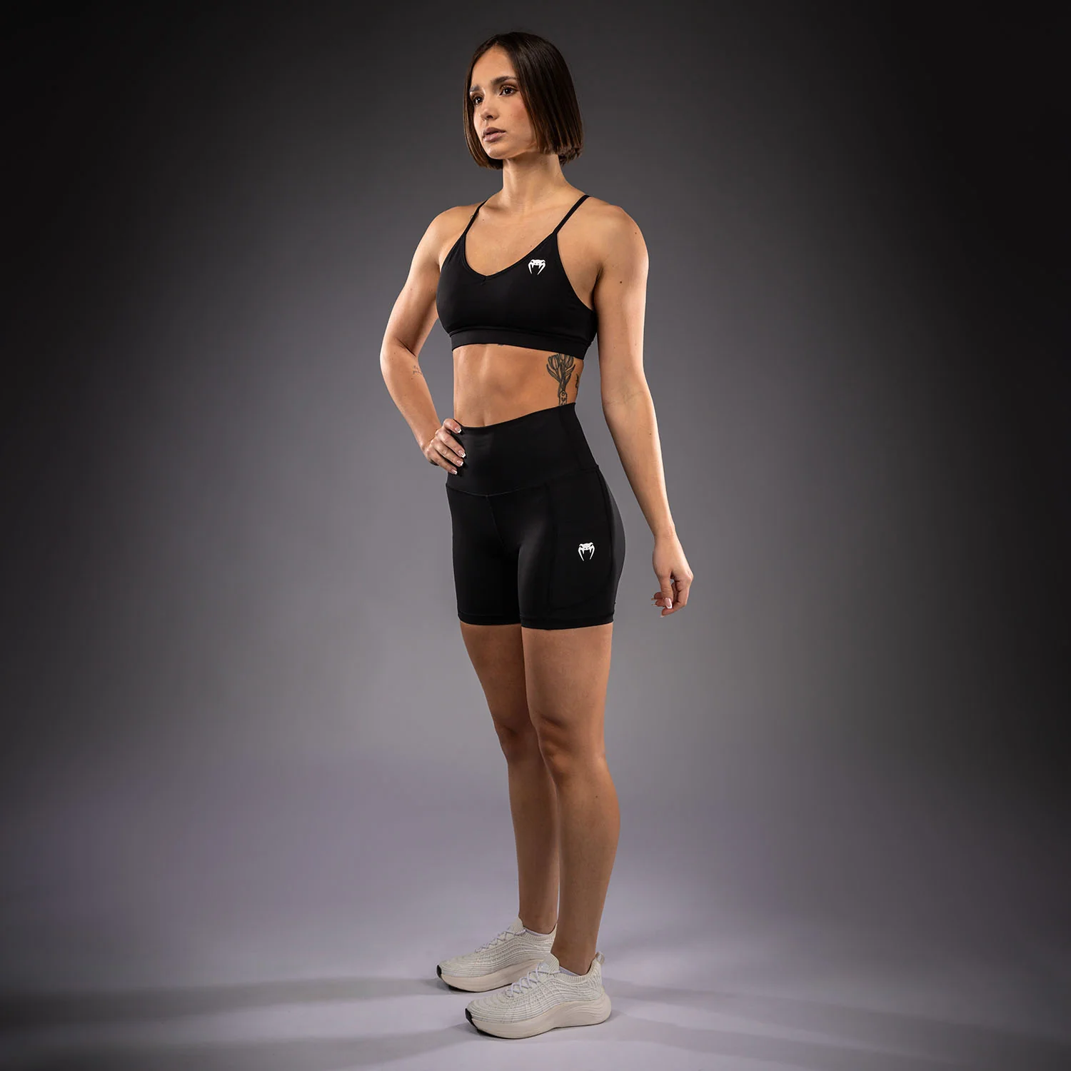 Venum Essential Women's Bike Shorts - Black - Image 7