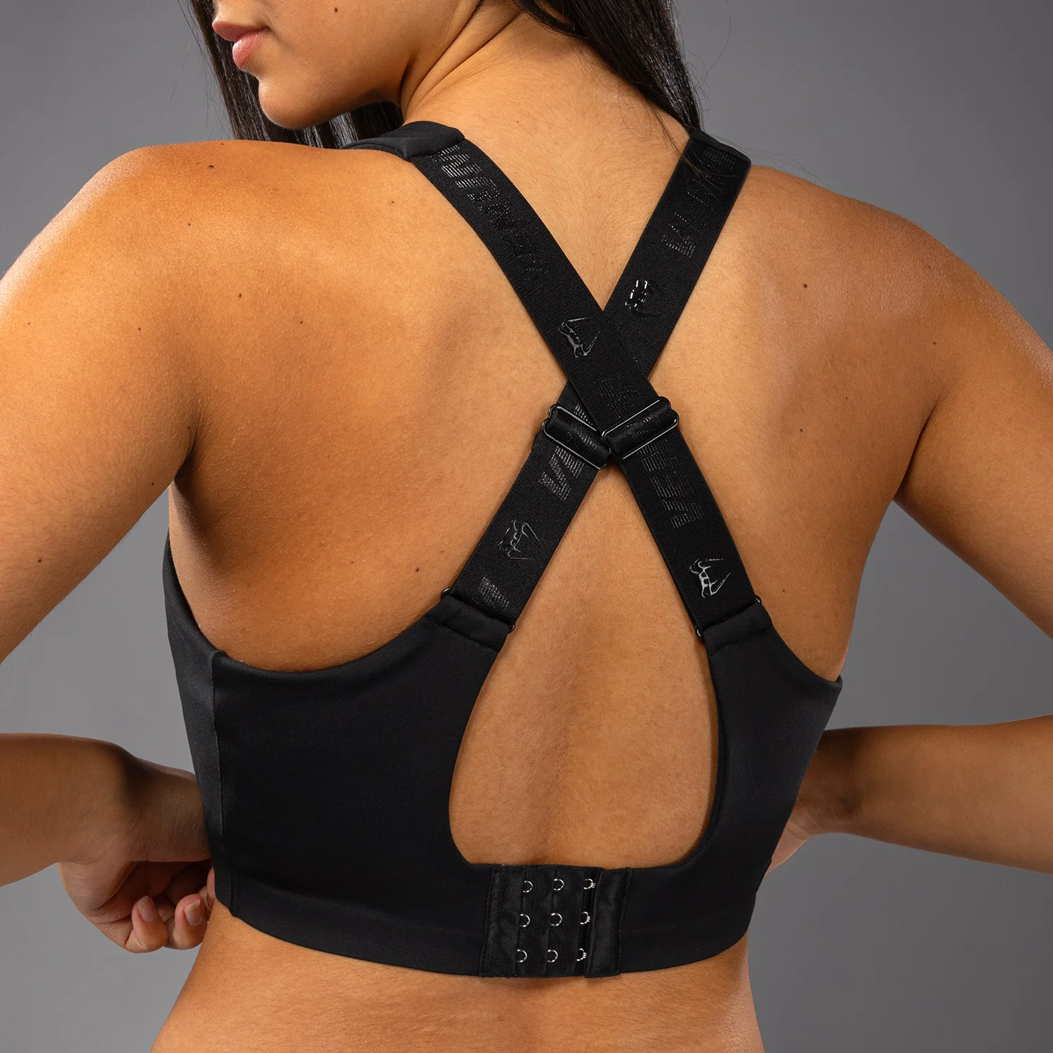 Venum Essential X Women's Sports Bra - Black - Image 6