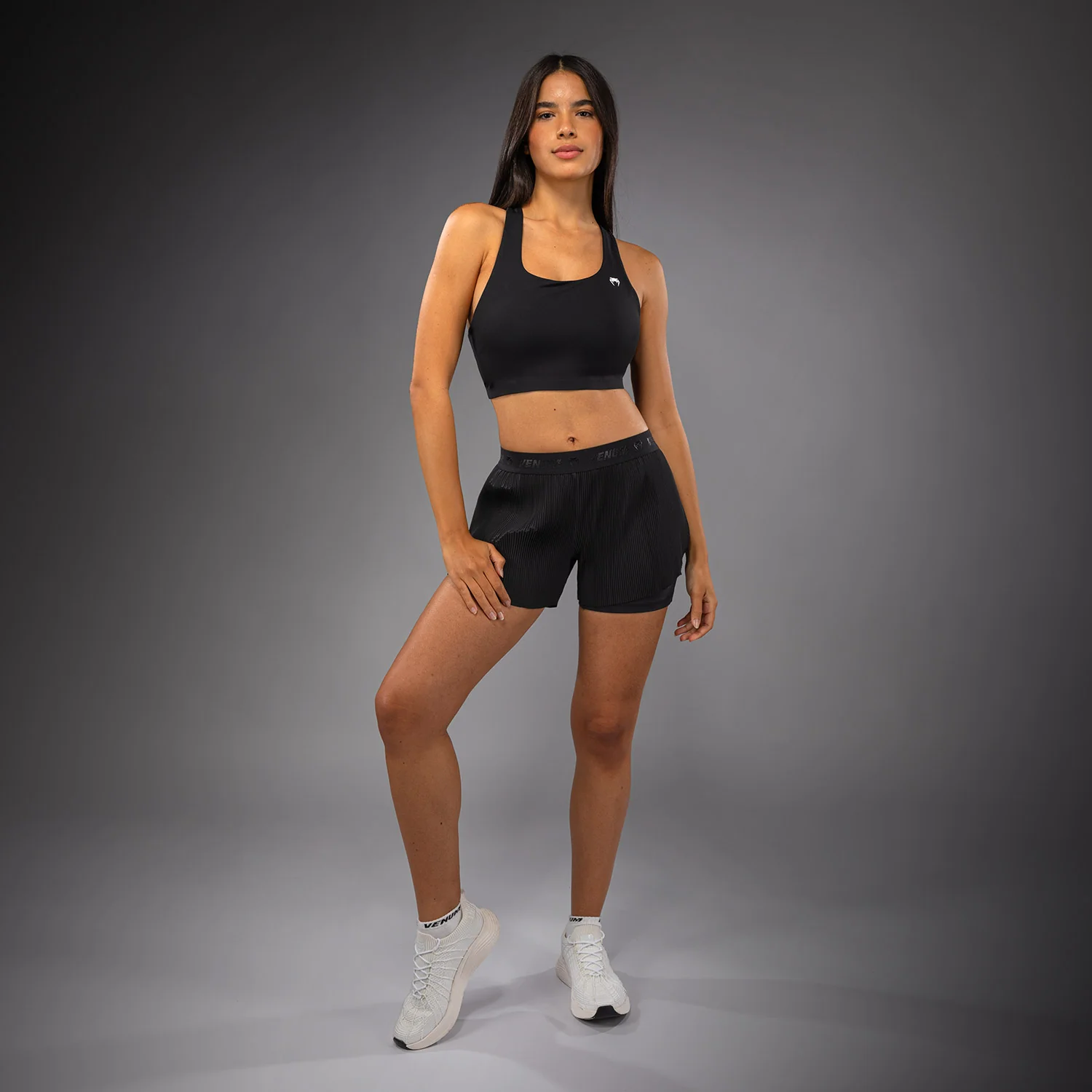Venum Flowfit Women's Training Shorts - Black - Image 6
