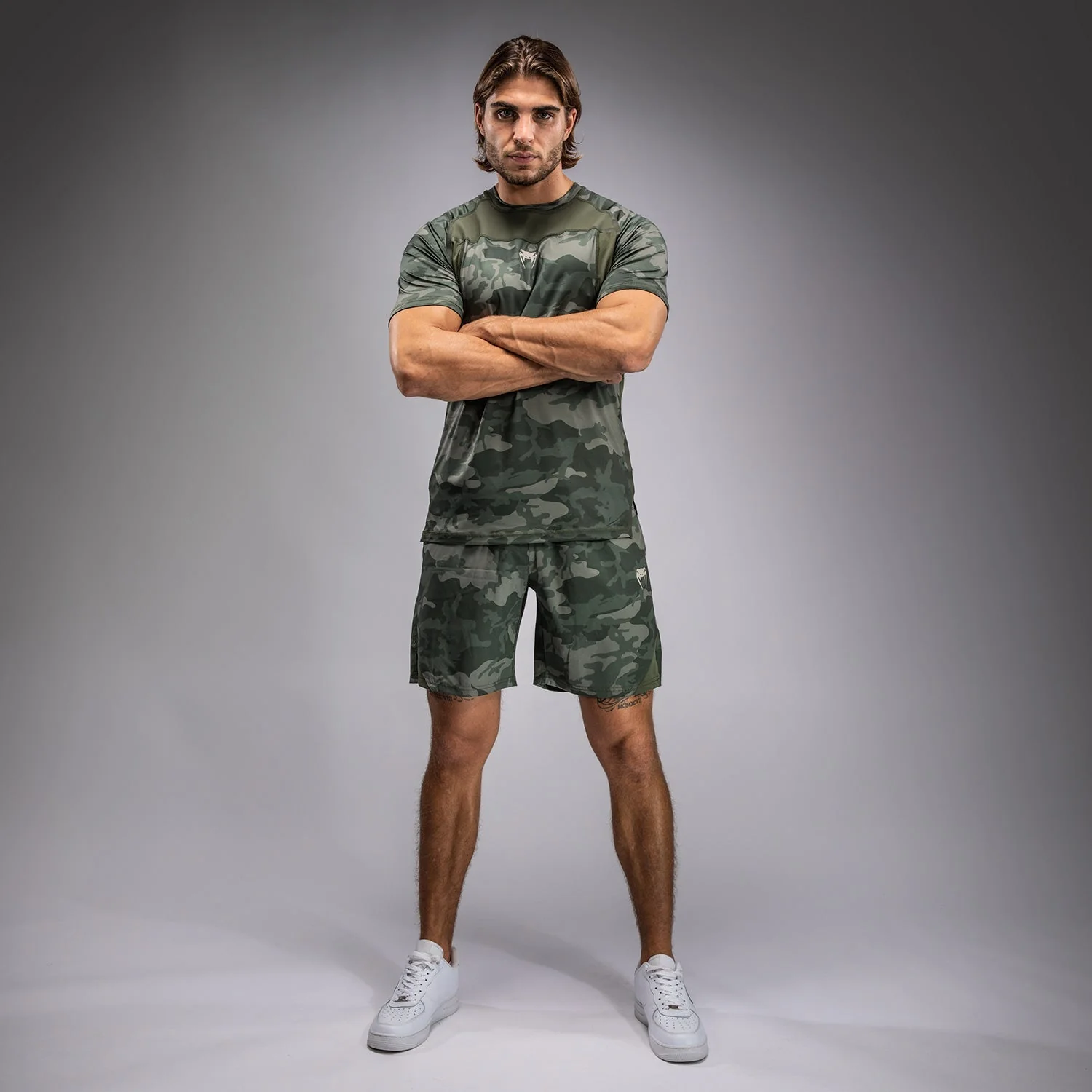 Venum G-Fit Air Men's Dry-Tech T-Shirt - Army Camo - Image 4