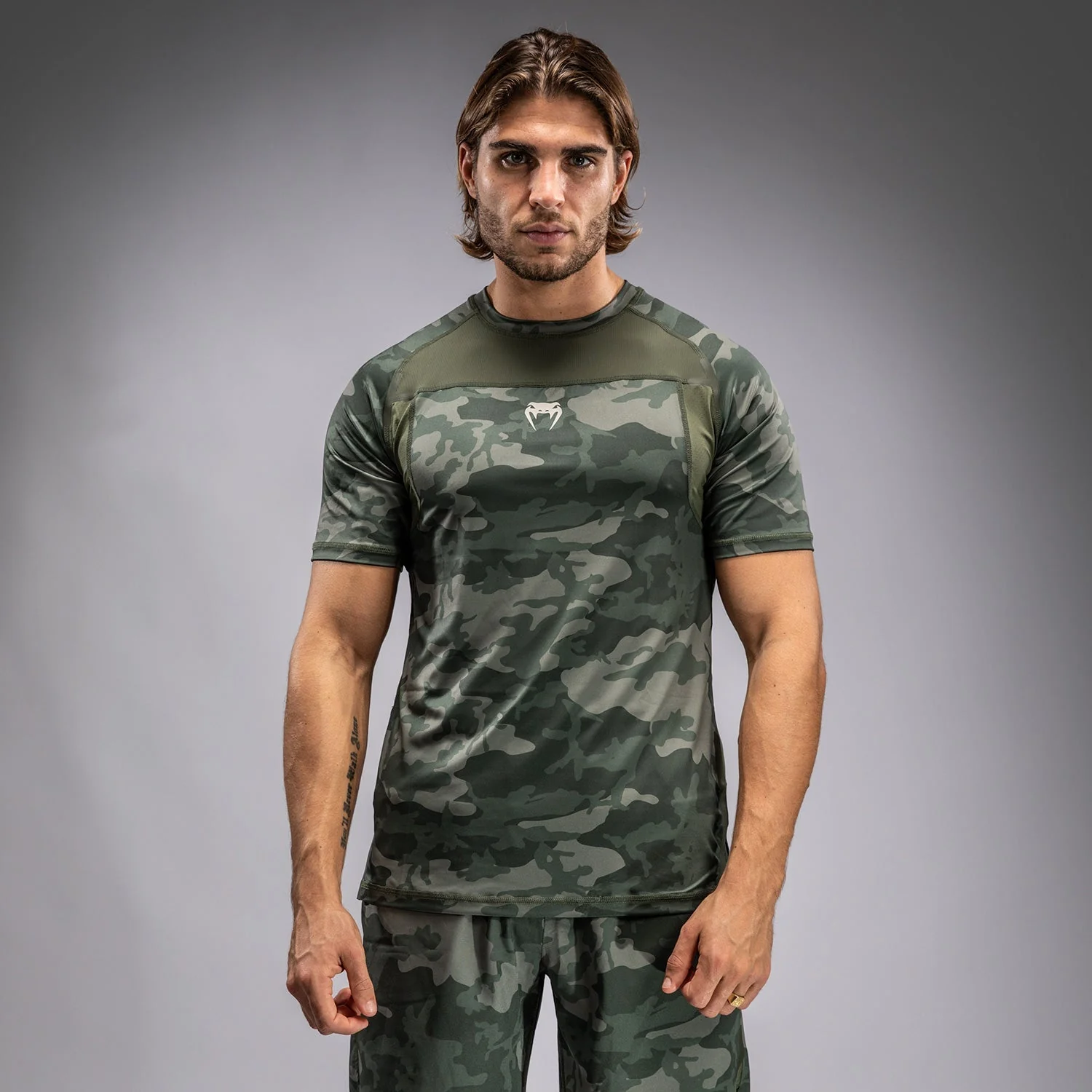 Venum G-Fit Air Men's Dry-Tech T-Shirt - Army Camo - Image 5