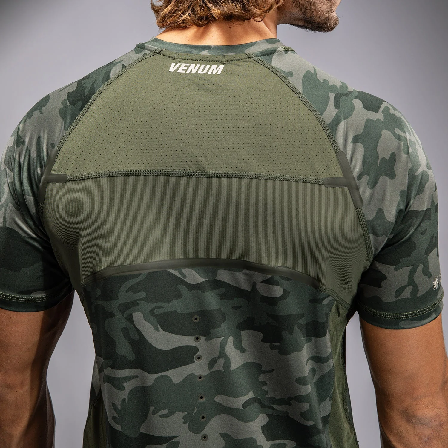 Venum G-Fit Air Men's Dry-Tech T-Shirt - Army Camo - Image 7