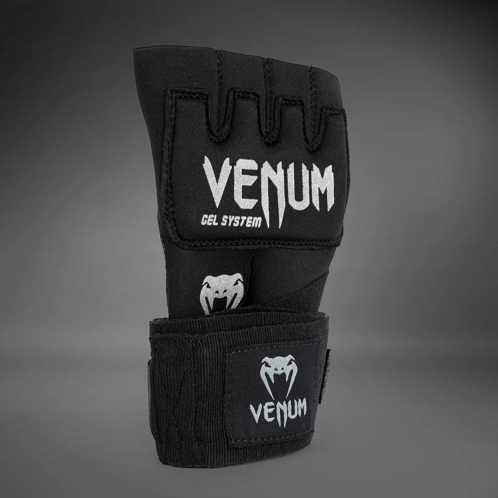 Venum Gel Kontact Quick Wraps - Black/Silver - Image 2