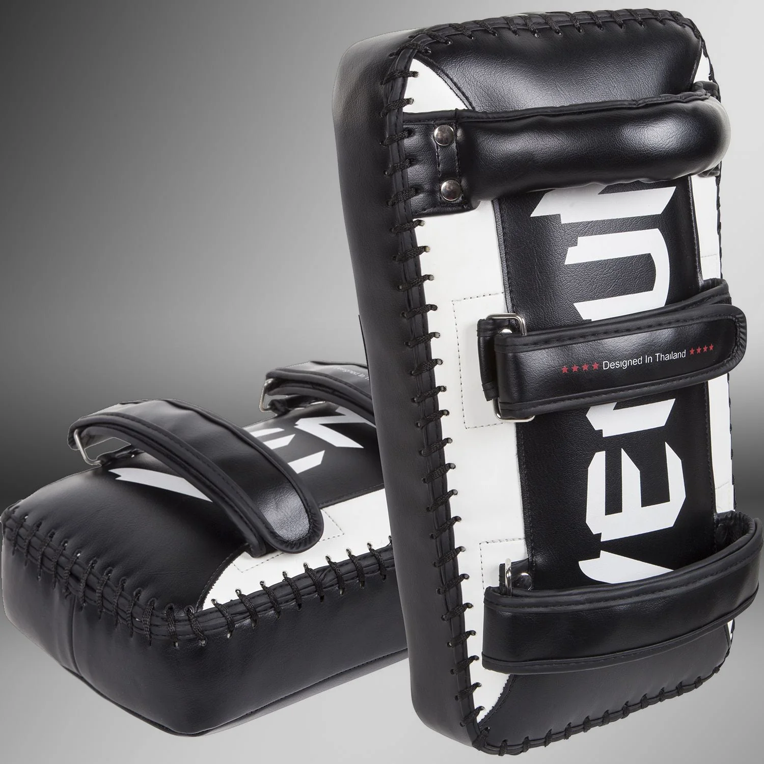 Venum Giant Kick Pads - Black/Ice (Pair) - Image 2