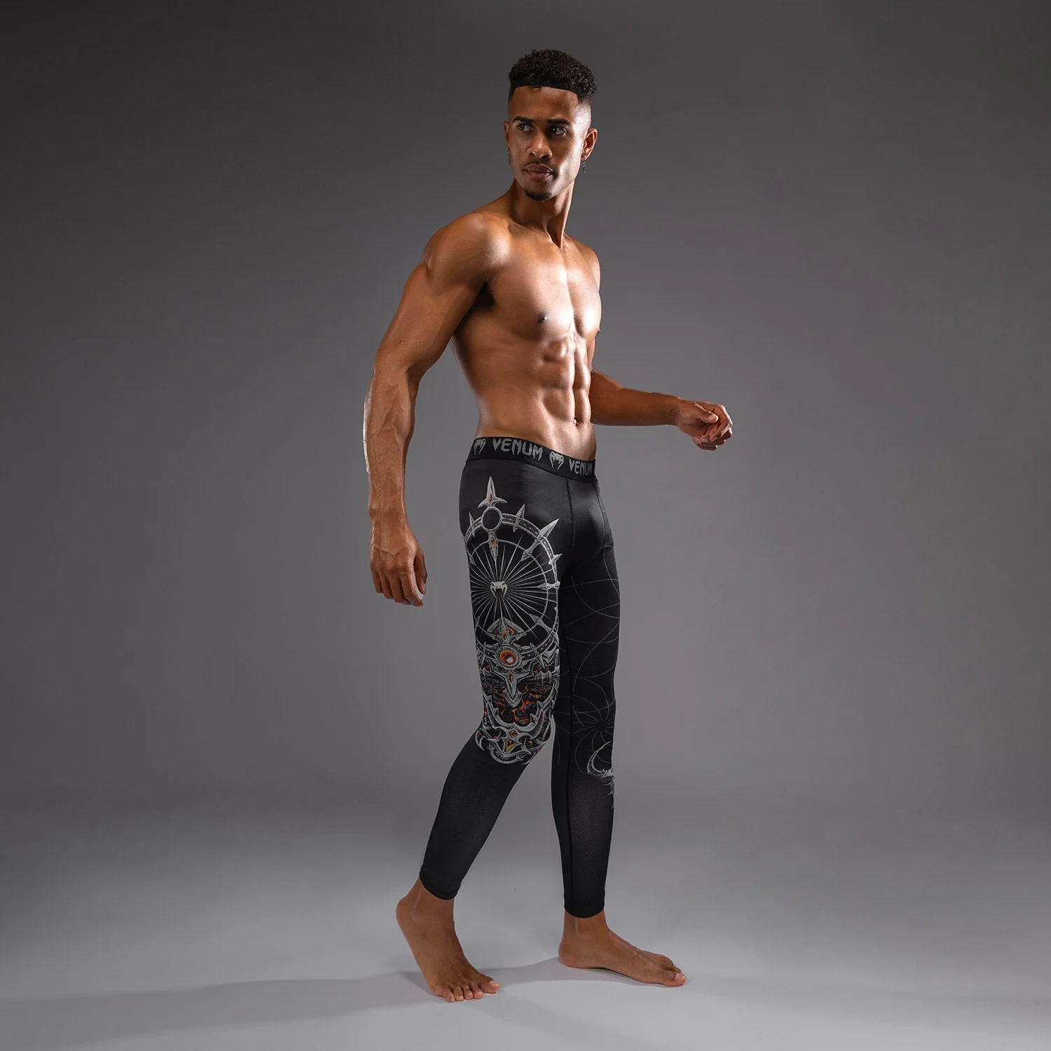 Venum Gladiator 5.0 Men's Spats - Black/Silver - Image 3