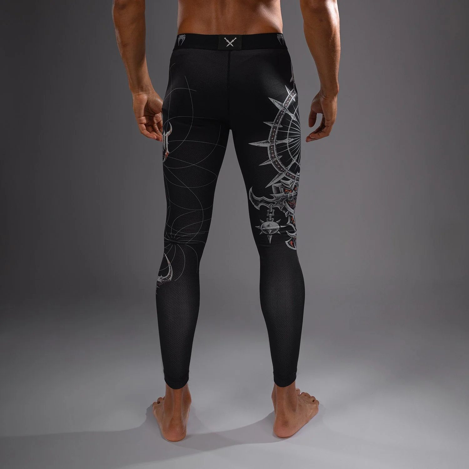 Venum Gladiator 5.0 Men's Spats - Black/Silver - Image 4