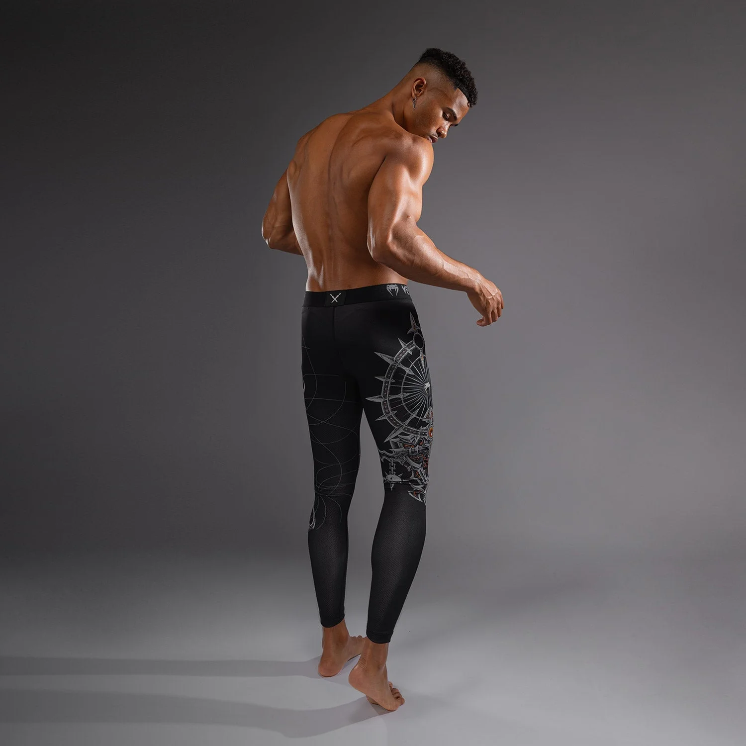Venum Gladiator 5.0 Men's Spats - Black/Silver - Image 5