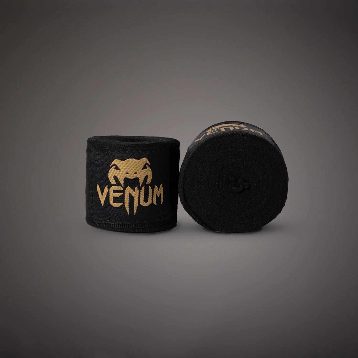 Venum Kontact Boxing Hand Wraps - Black/Gold - 4.5m (180 in) - Image 2