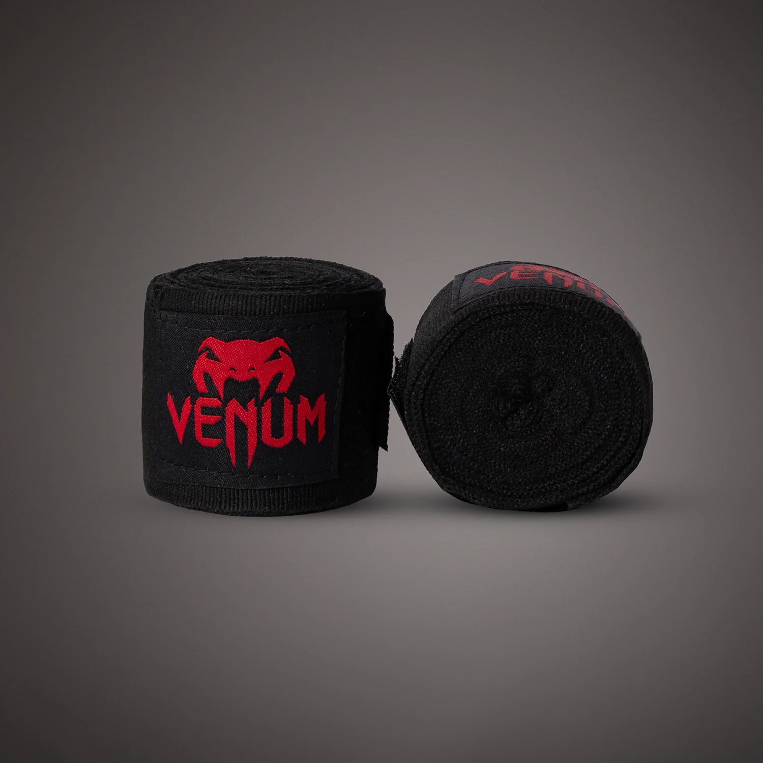 Venum Kontact Boxing Hand Wraps - Black/Red - 2.5m (98 in)