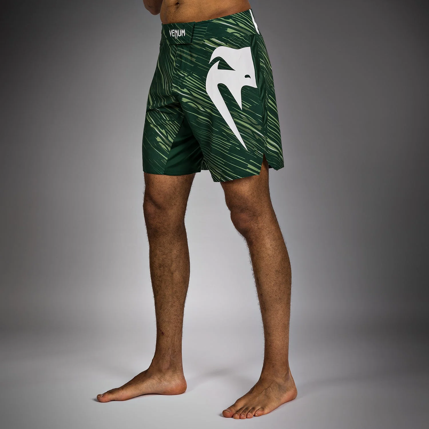Venum Rapid Light Fight Shorts - Forest Green - Image 3