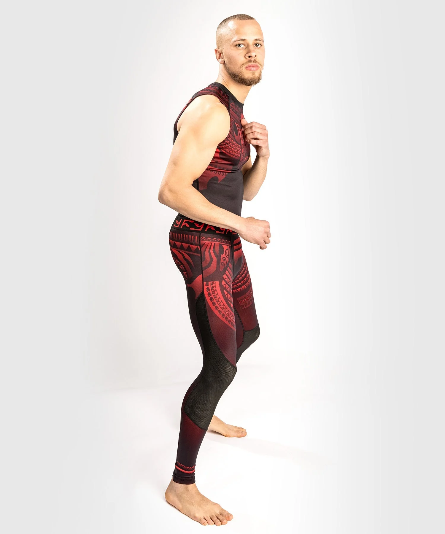 Venum Nakahi Spats - Black/Red - Image 7