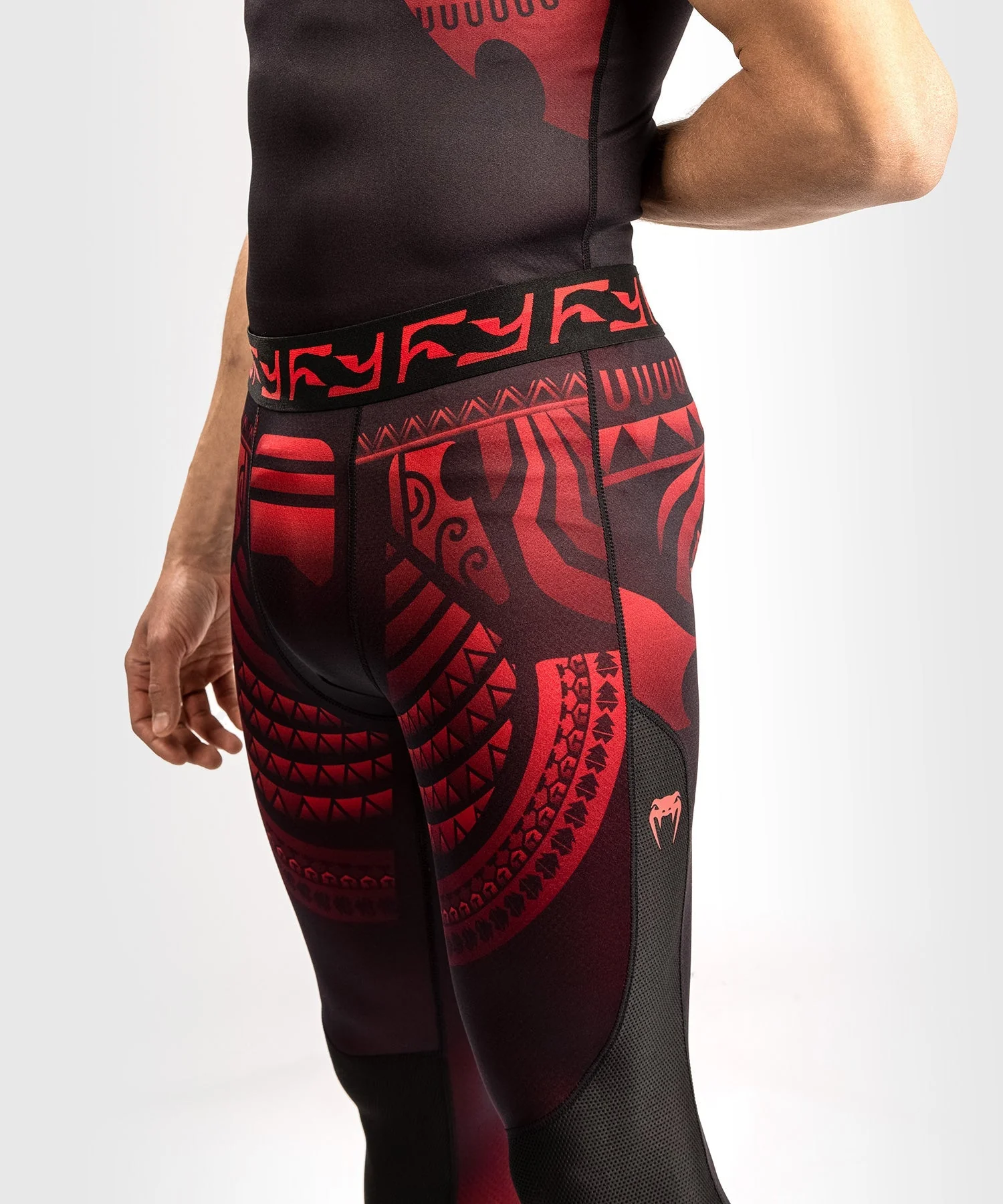 Venum Nakahi Spats - Black/Red - Image 8