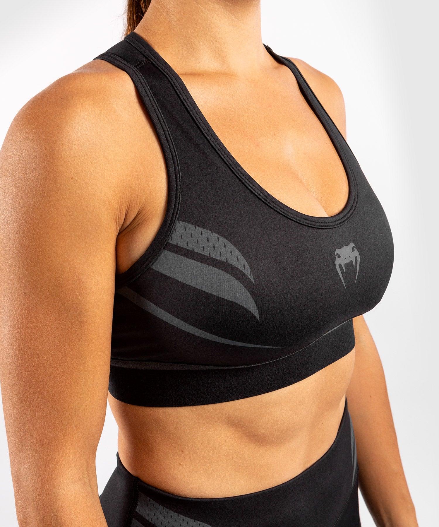 Venum ONE FC Impact Sport Bra - Black/Black - Image 5