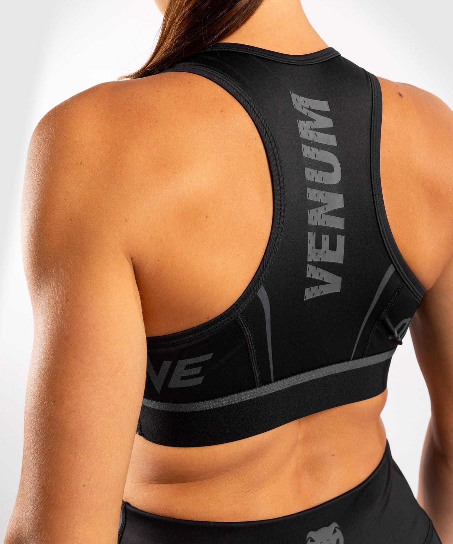 Venum ONE FC Impact Sport Bra - Black/Black - Image 6