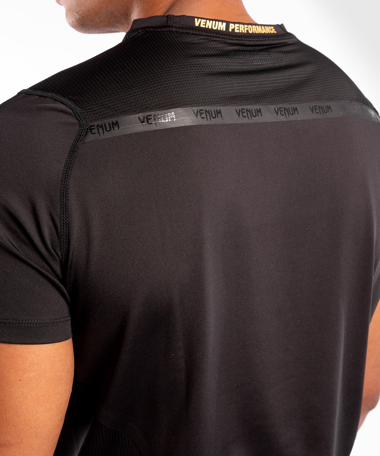 Venum Petrosyan 2.0 Dry-Tech T-shirt - Black/Gold - Image 7