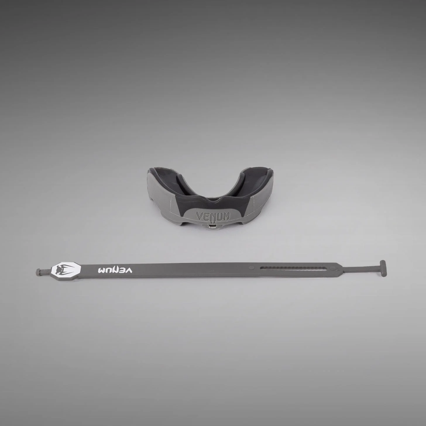 Venum Predator Mouthguard Strap/Straples - Grey/Black - Image 2