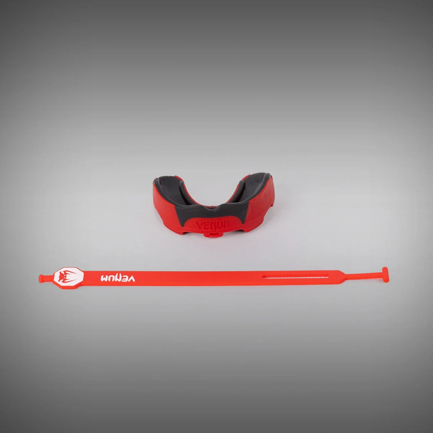 Venum Predator Mouthguard Strap/Straples - Red/Black - Image 2